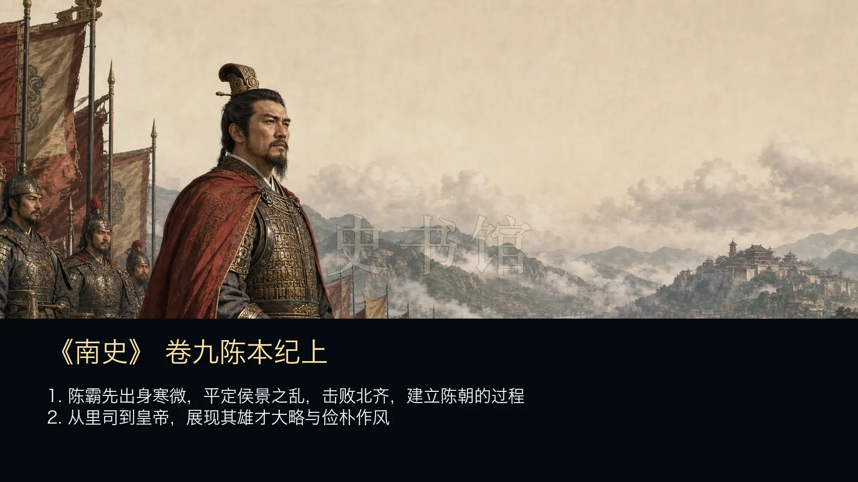 《南史》本纪 卷九陈本纪上章节配图
