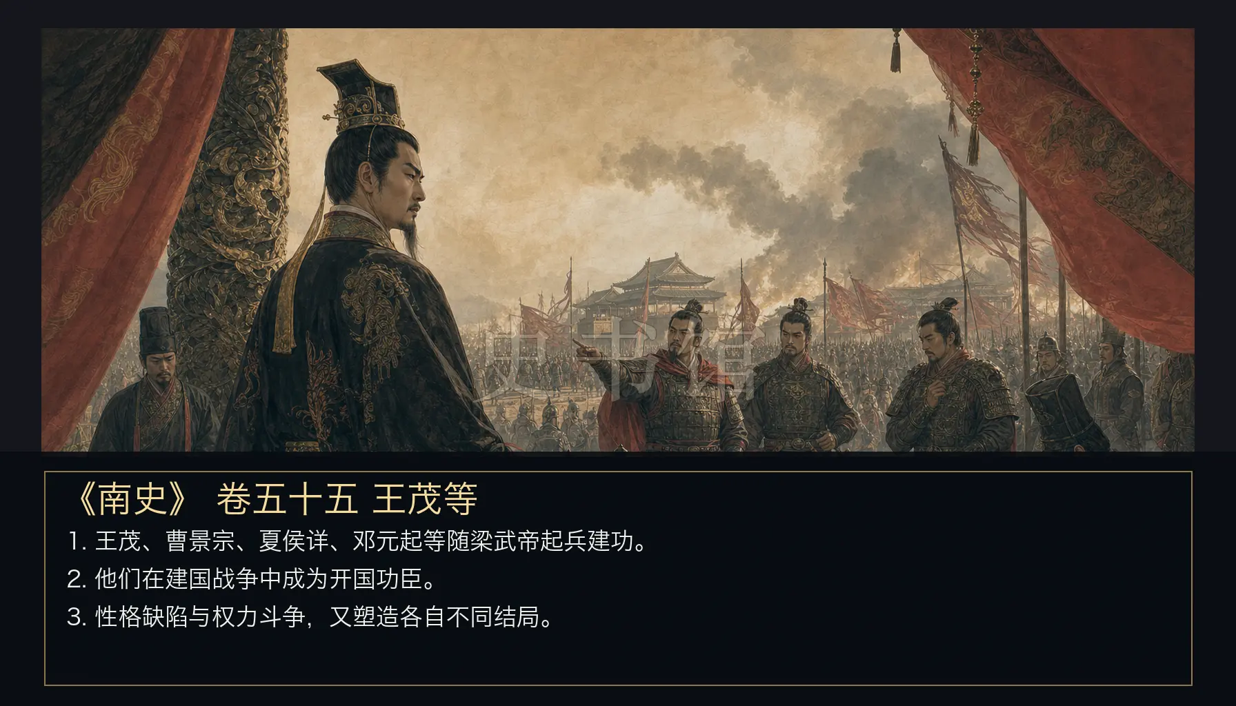 《南史》列传 卷五十五王茂等章节配图