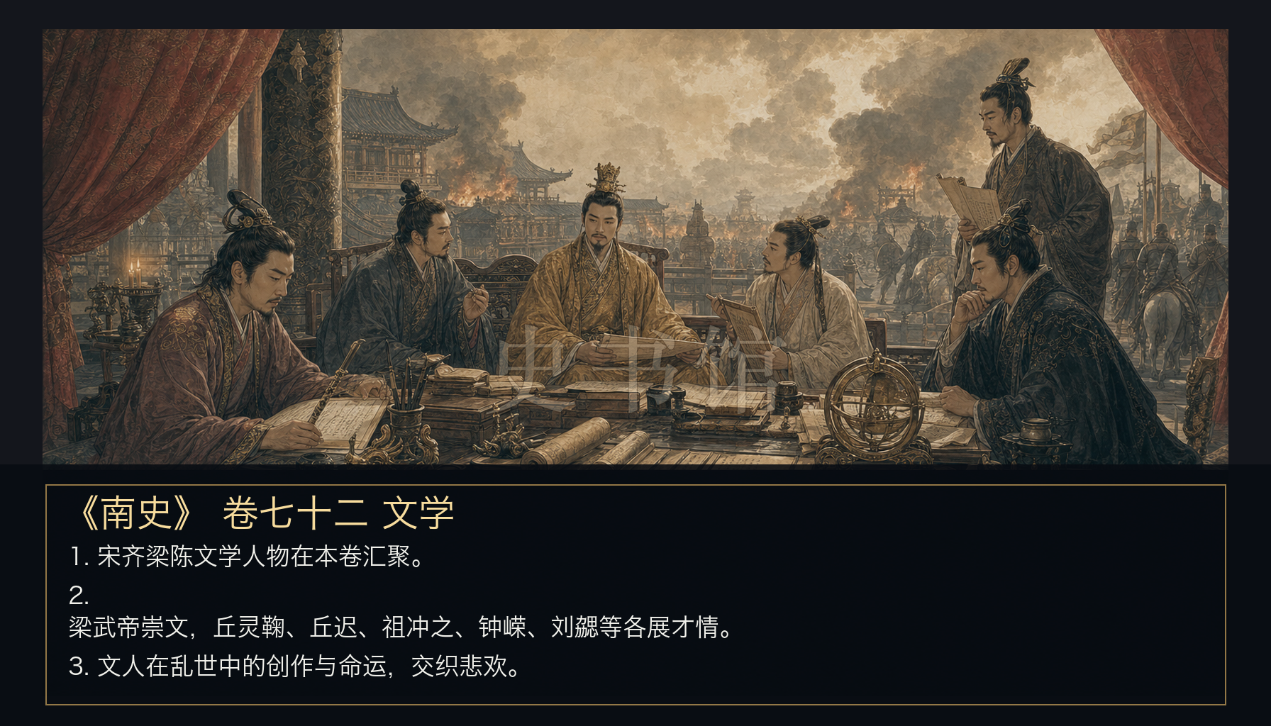 《南史》列传 卷七十二文学章节配图