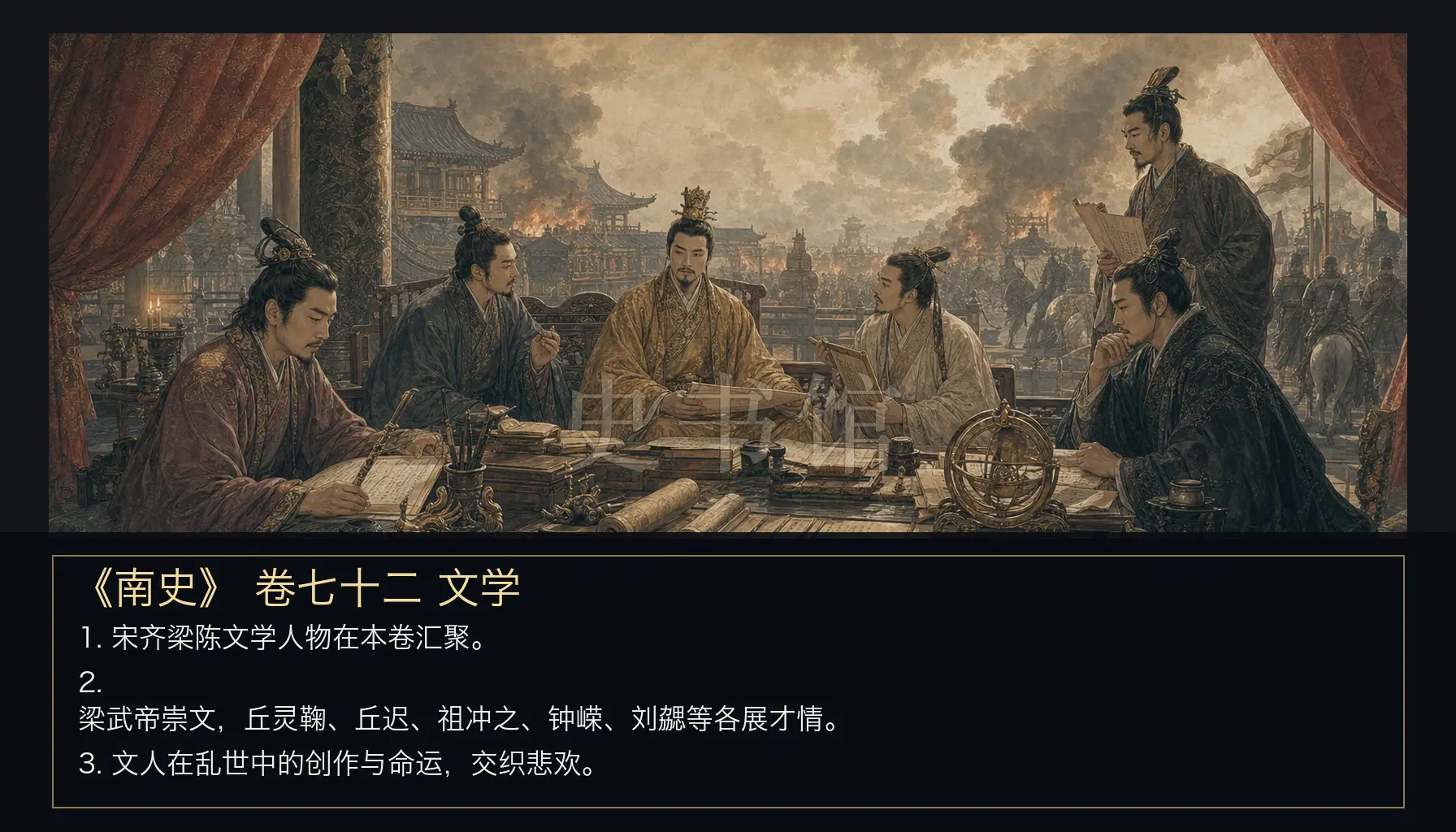 《南史》列传 卷七十二文学章节配图