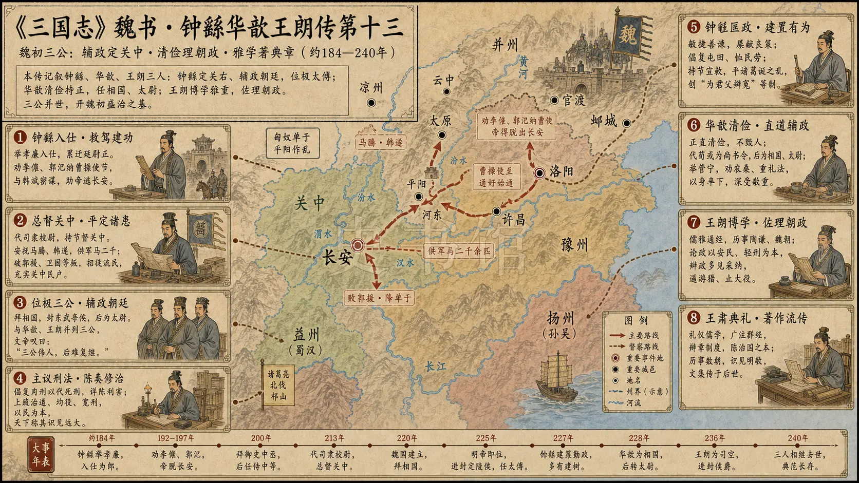 《三国志》魏书 钟繇华歆王朗传第十三章节配图