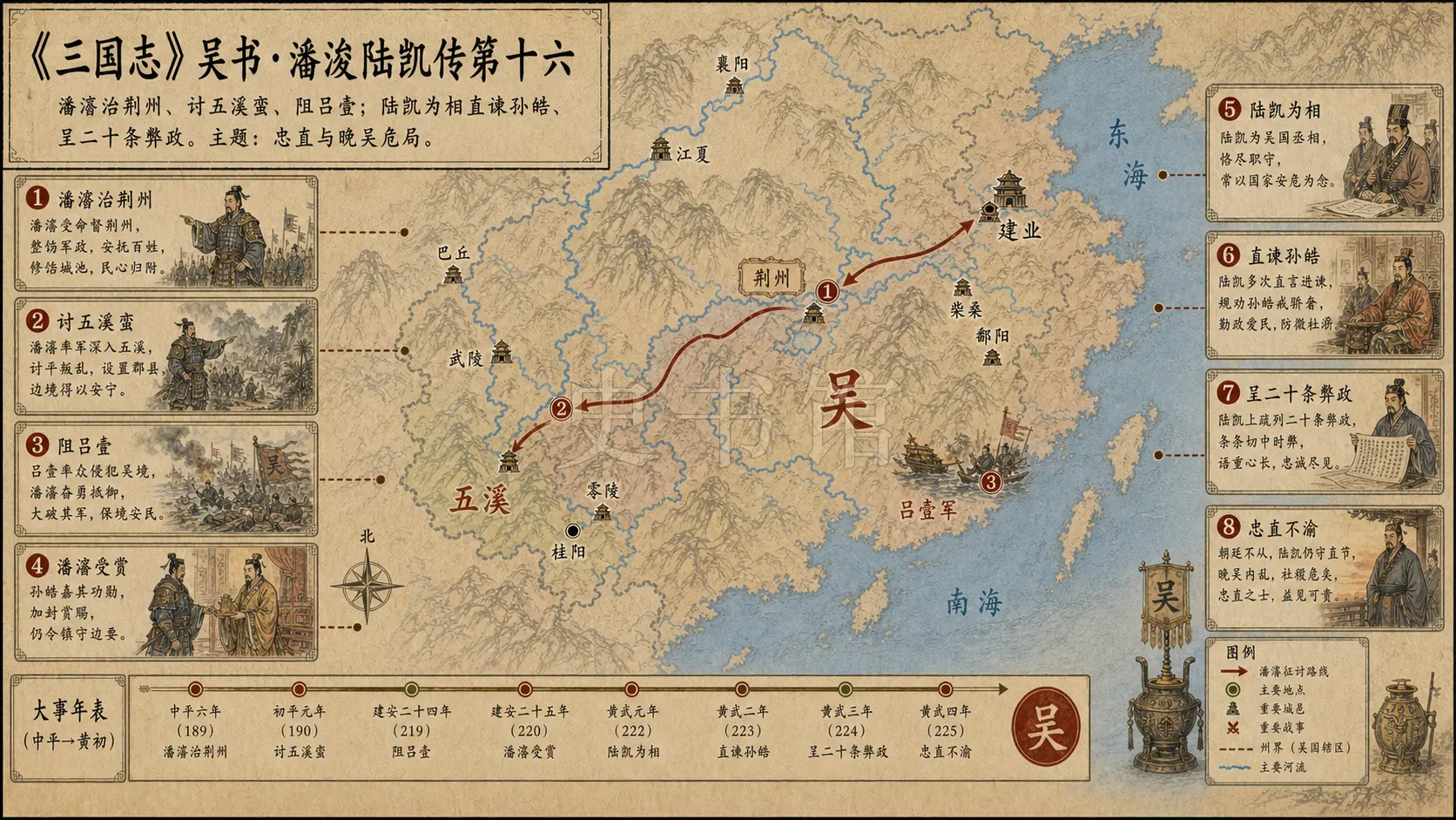 《三国志》吴书 潘浚陆凯传第十六章节配图