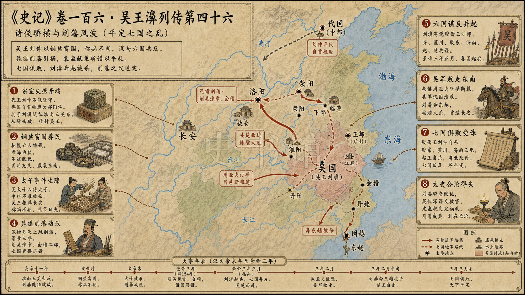《史记》卷一百六·吴王濞列传第四十六章节配图