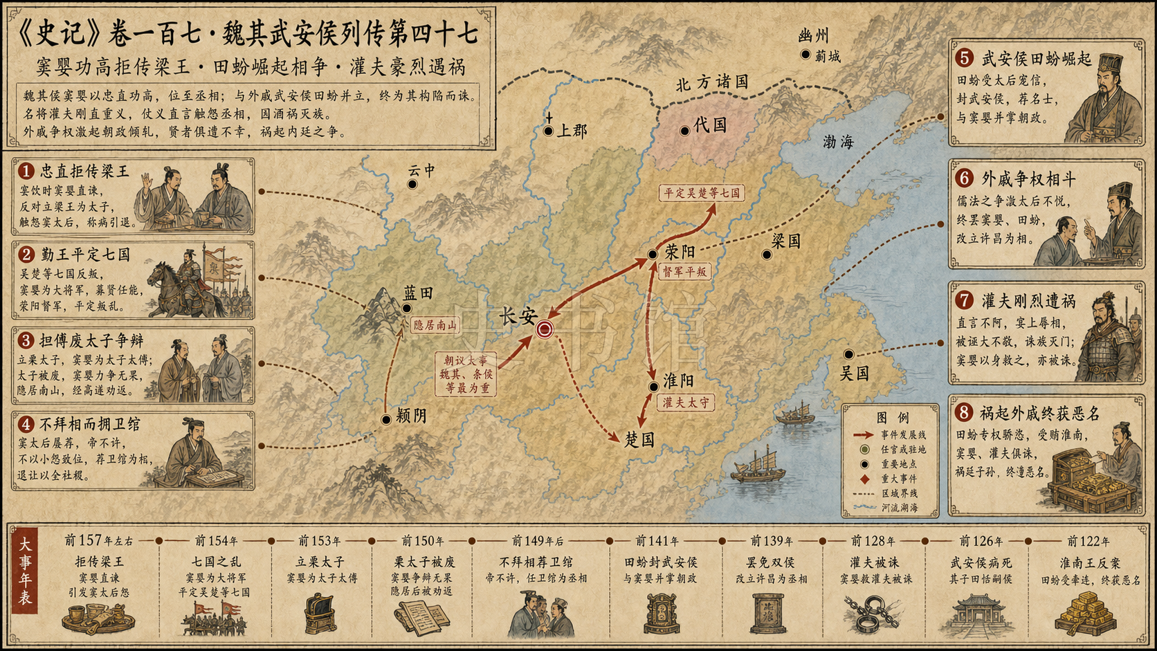 《史记》卷一百七·魏其武安侯列传第四十七章节配图