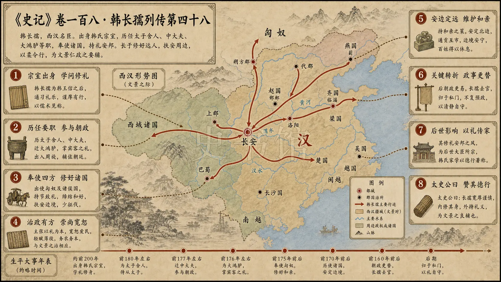 《史记》卷一百八·韩长孺列传第四十八章节配图