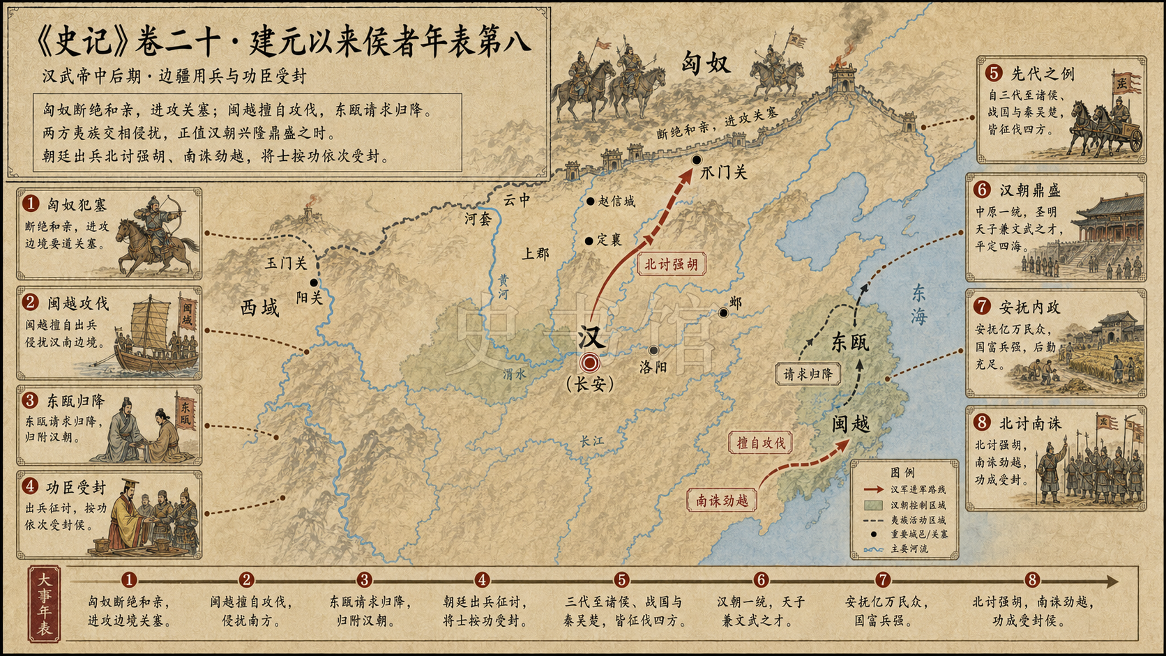 《史记》卷二十·建元以来侯者年表第八章节配图