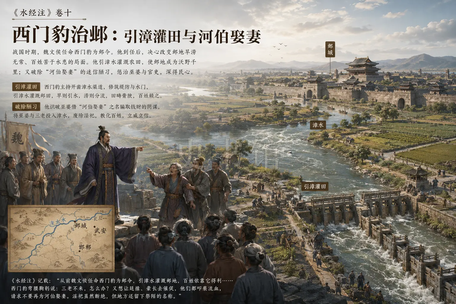 《水经注》正文 卷十章节配图