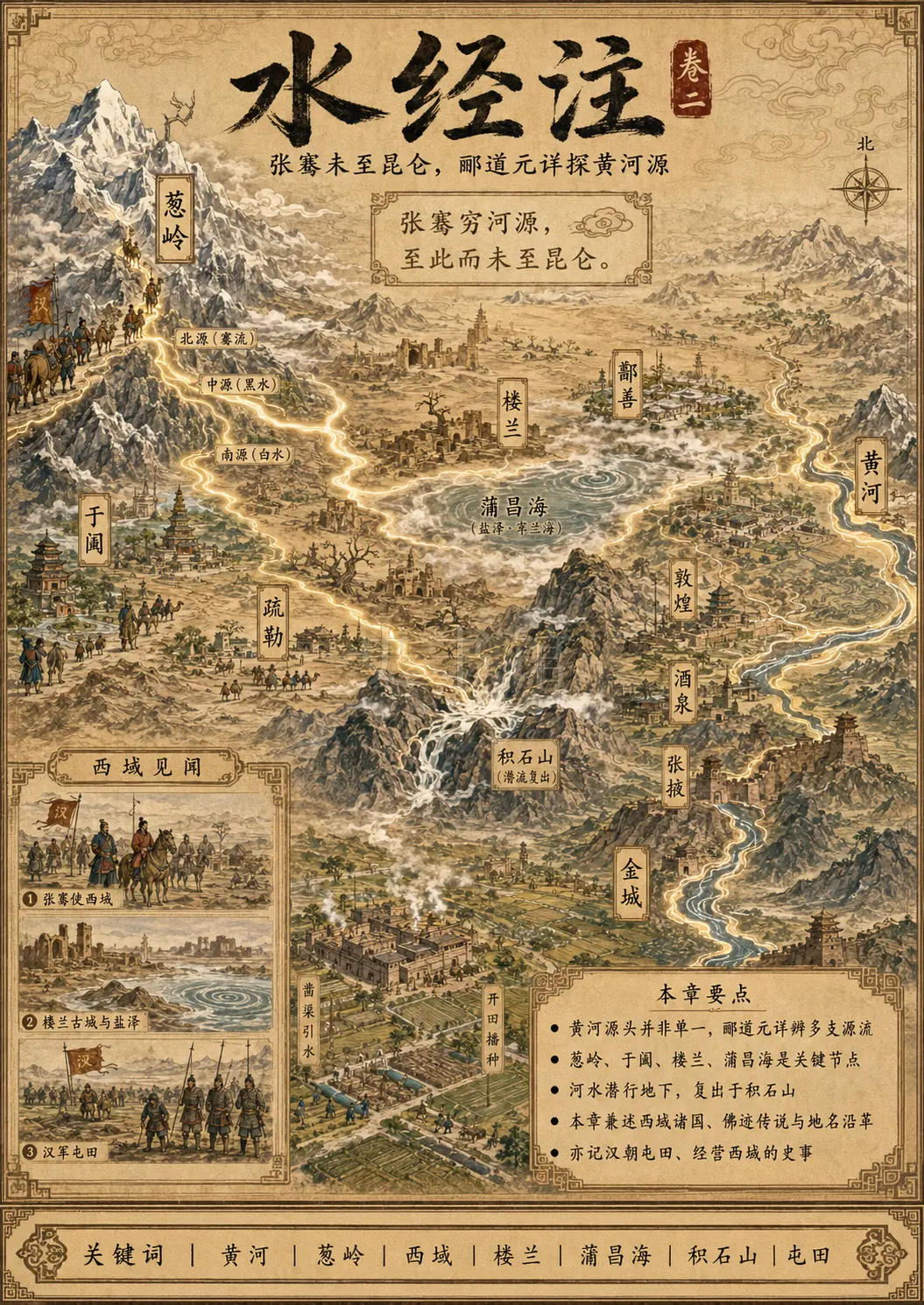 《水经注》正文 卷二章节配图