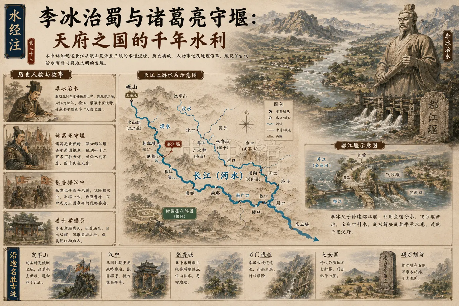 《水经注》正文 卷三十三章节配图