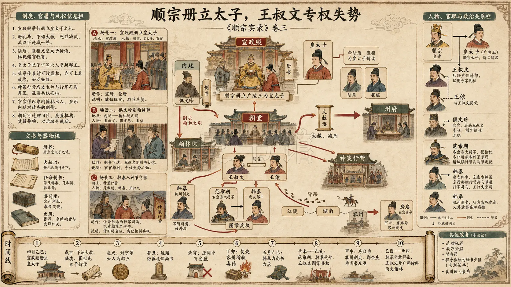 《顺宗实录》正文 卷三章节配图