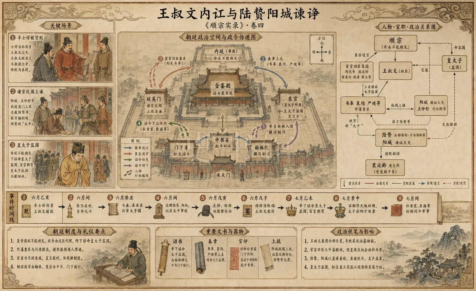 《顺宗实录》正文 卷四章节配图