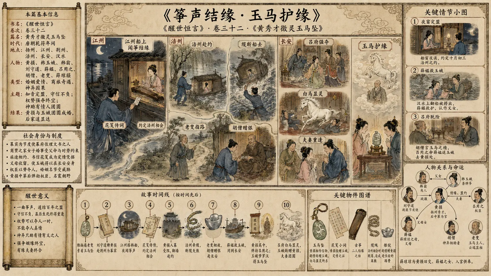 《醒世恒言》正文 卷三十二黄秀才徼灵玉马坠章节配图