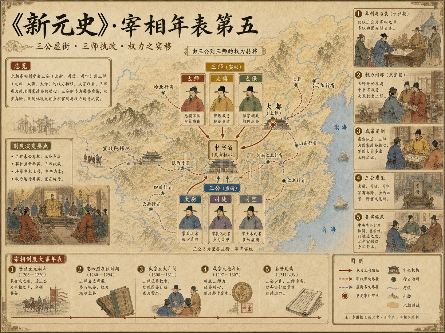 《新元史》表 宰相年表第五章节配图