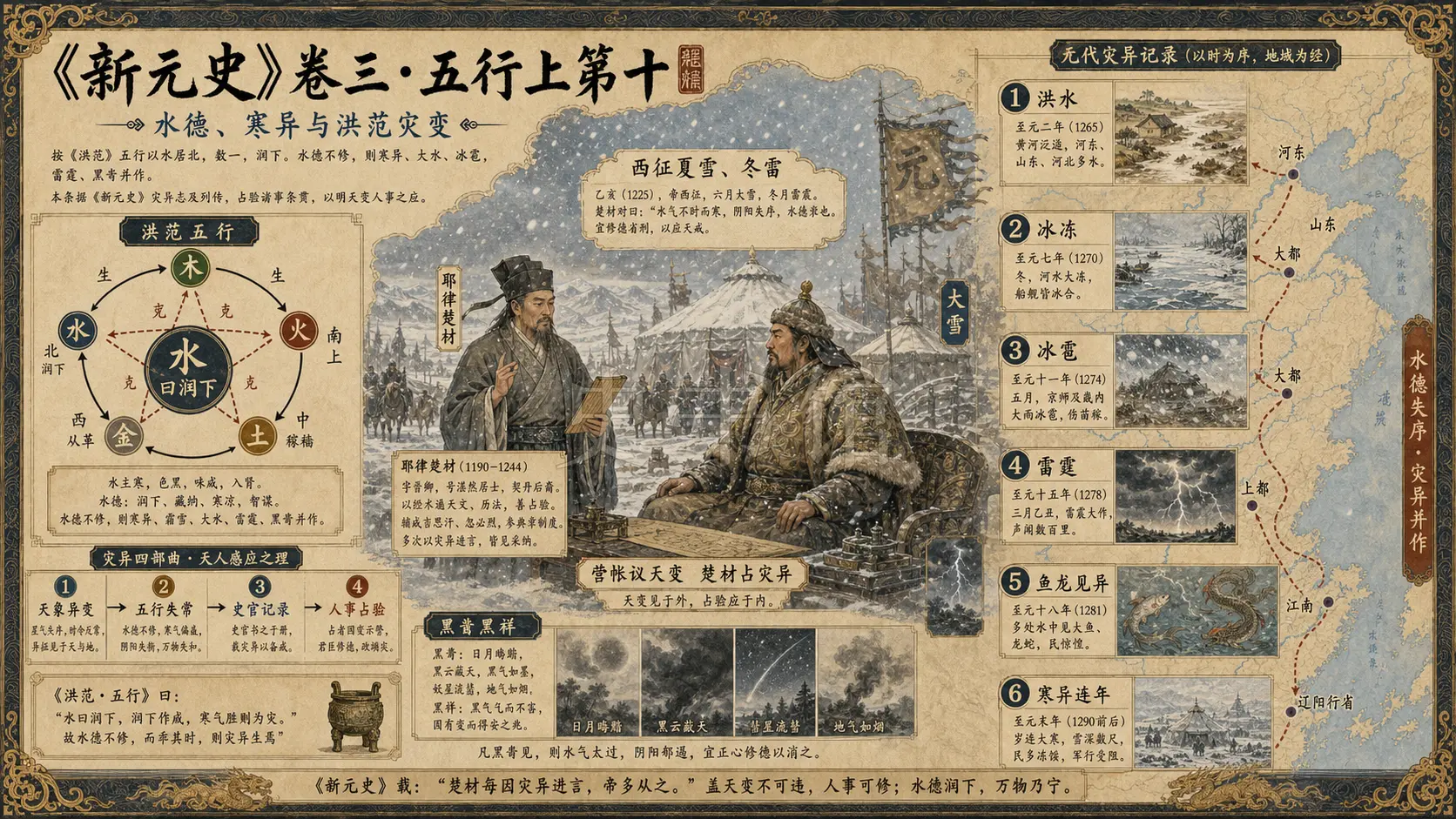 《新元史》志 五行上第十章节配图