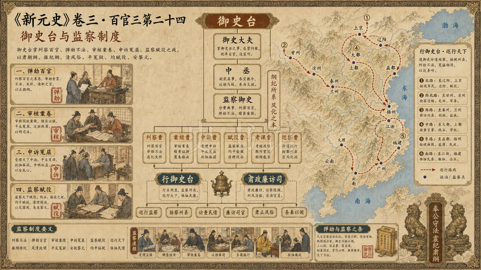《新元史》志 百官三第二十四章节配图