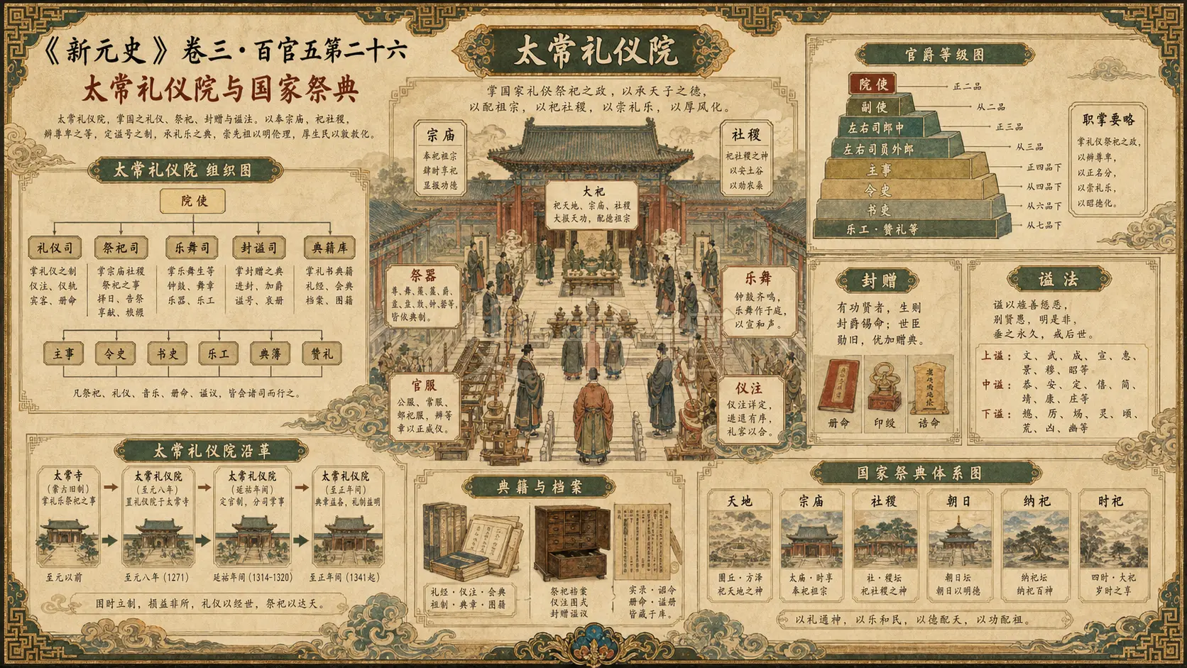 《新元史》志 百官五第二十六章节配图