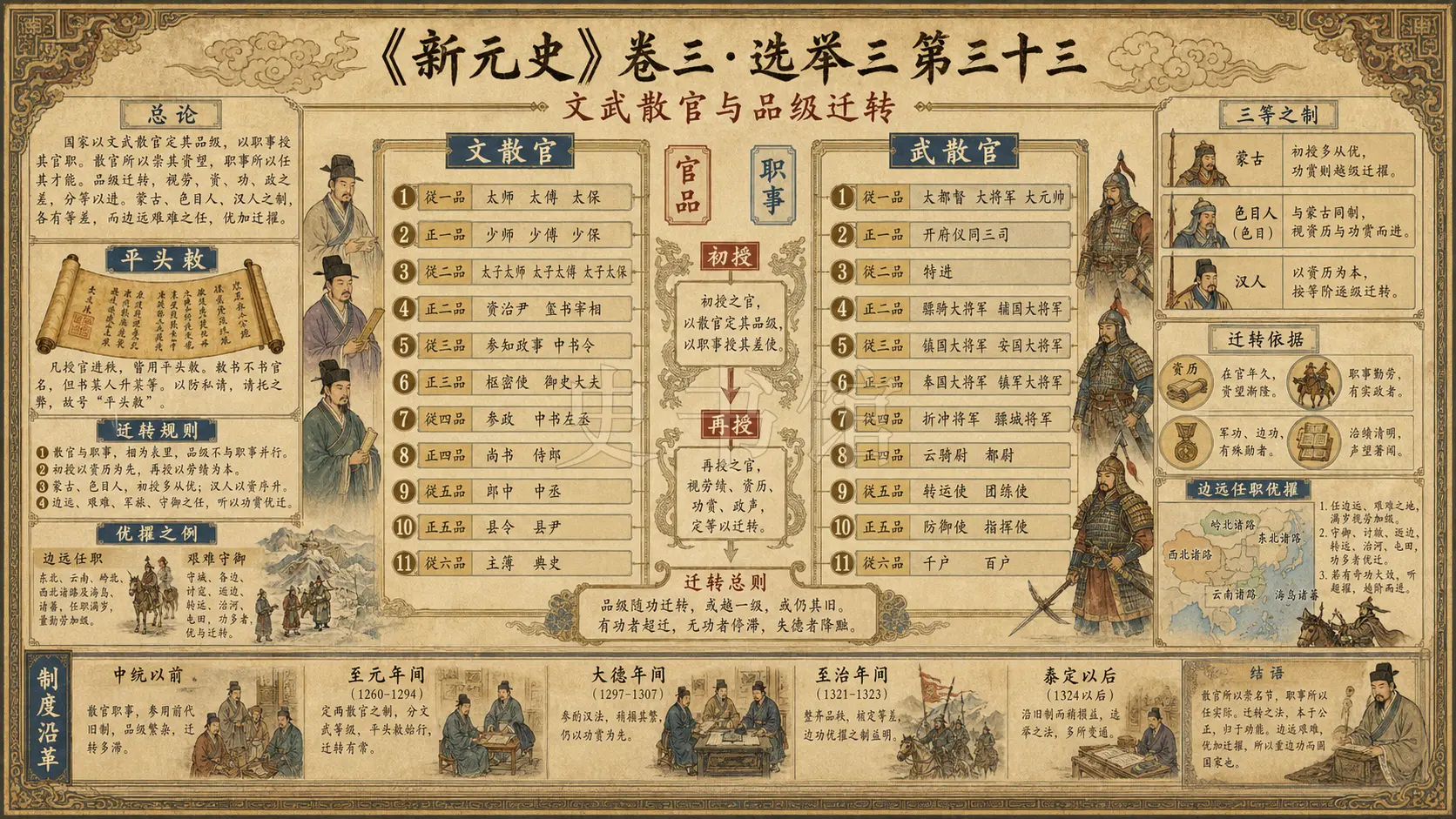 《新元史》志 选举三第三十三章节配图