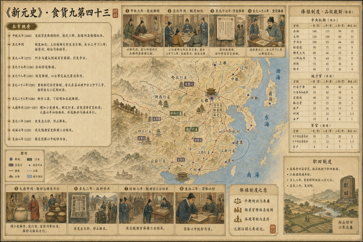 《新元史》志 食货九第四十三章节配图