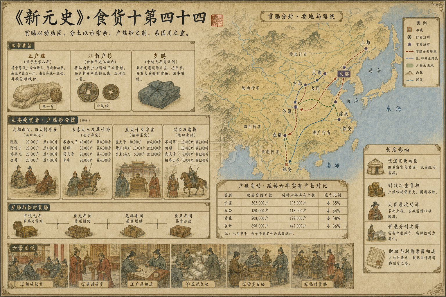 《新元史》志 食货十第四十四章节配图