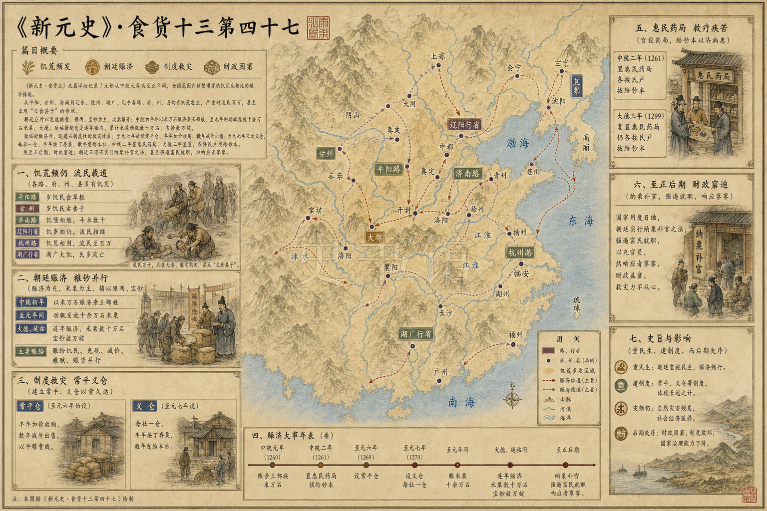 《新元史》志 食货十三第四十七章节配图