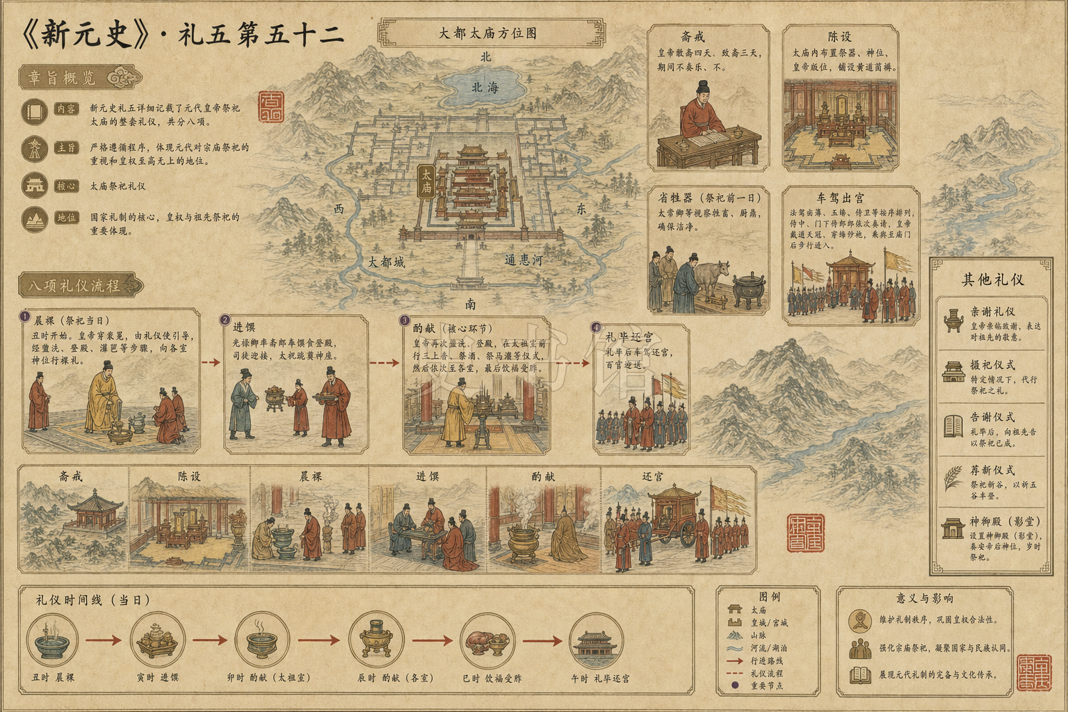《新元史》志 礼五第五十二章节配图