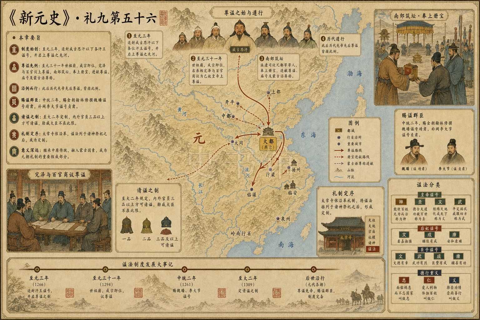《新元史》志 礼九第五十六章节配图