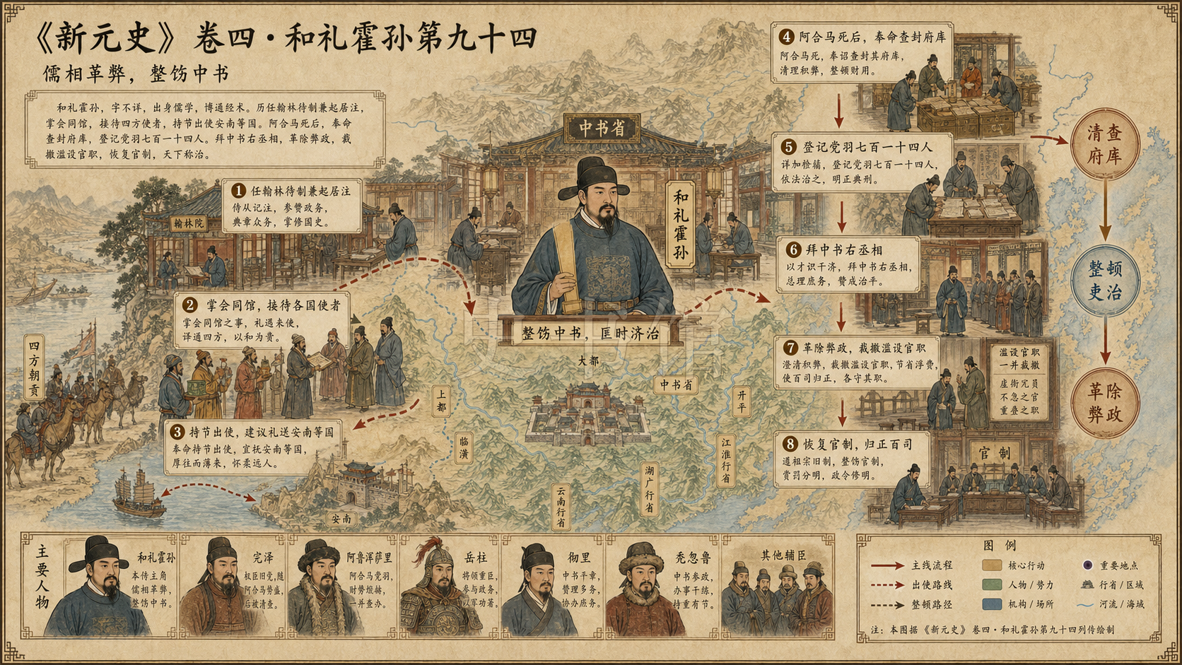 《新元史》志 乐四第六十一章节配图