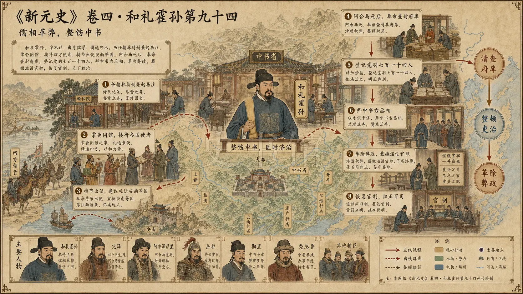 《新元史》志 乐四第六十一章节配图