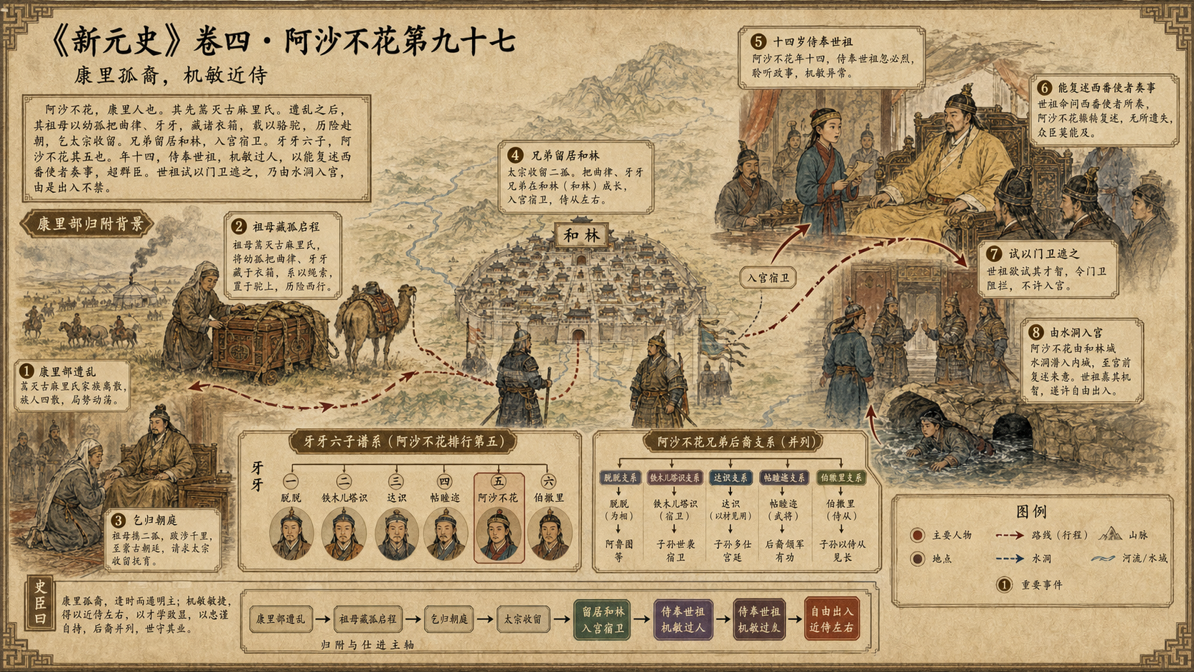 《新元史》志 舆服三第六十四章节配图