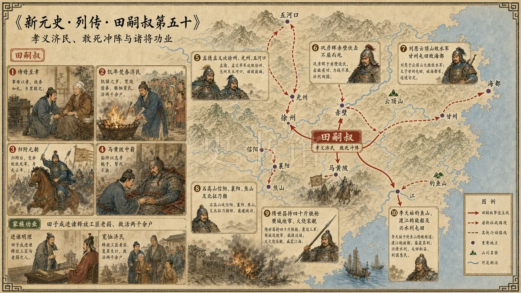 《新元史》列传 田嗣叔第五十章节配图