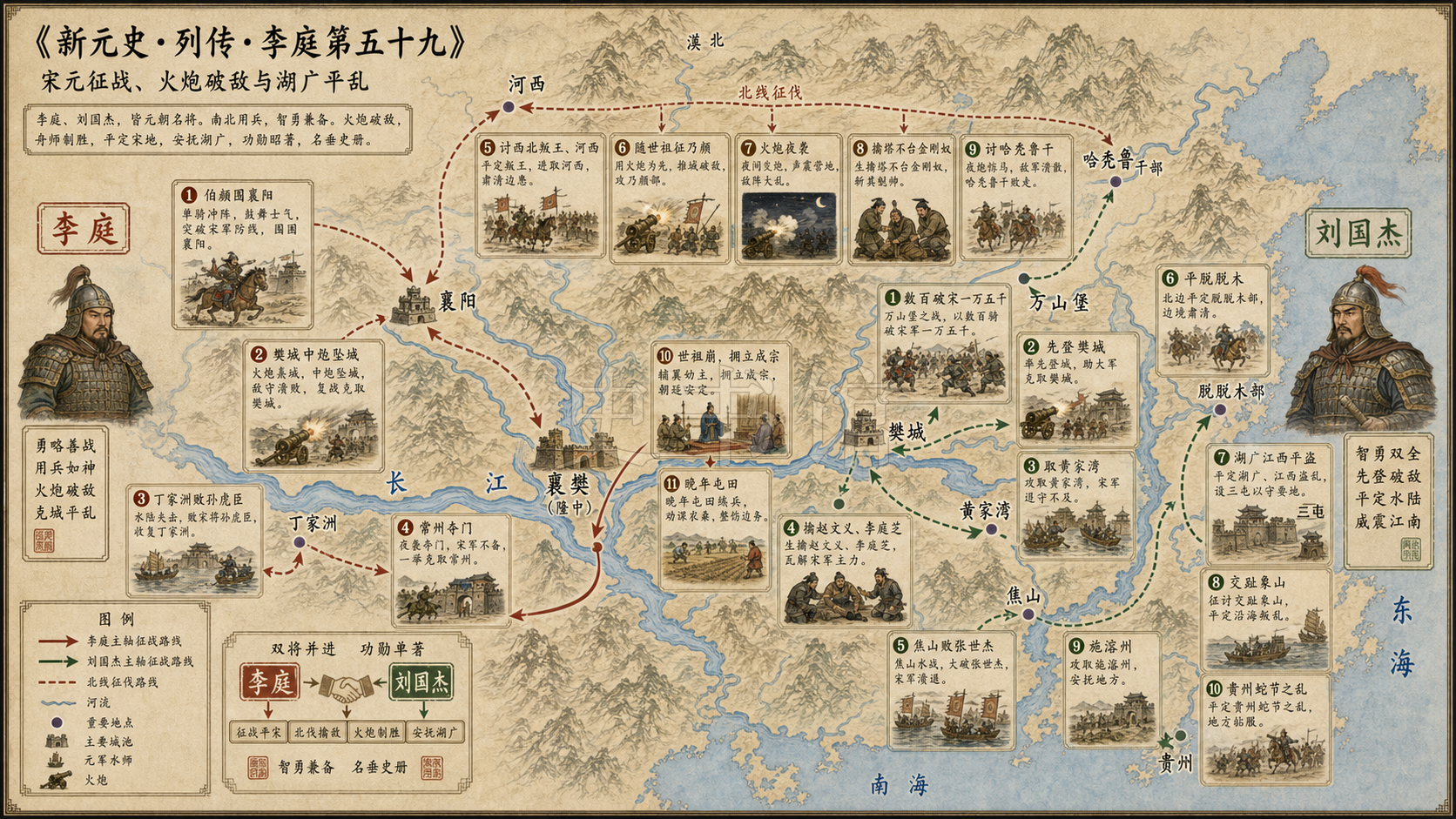 《新元史》列传 李庭第五十九章节配图