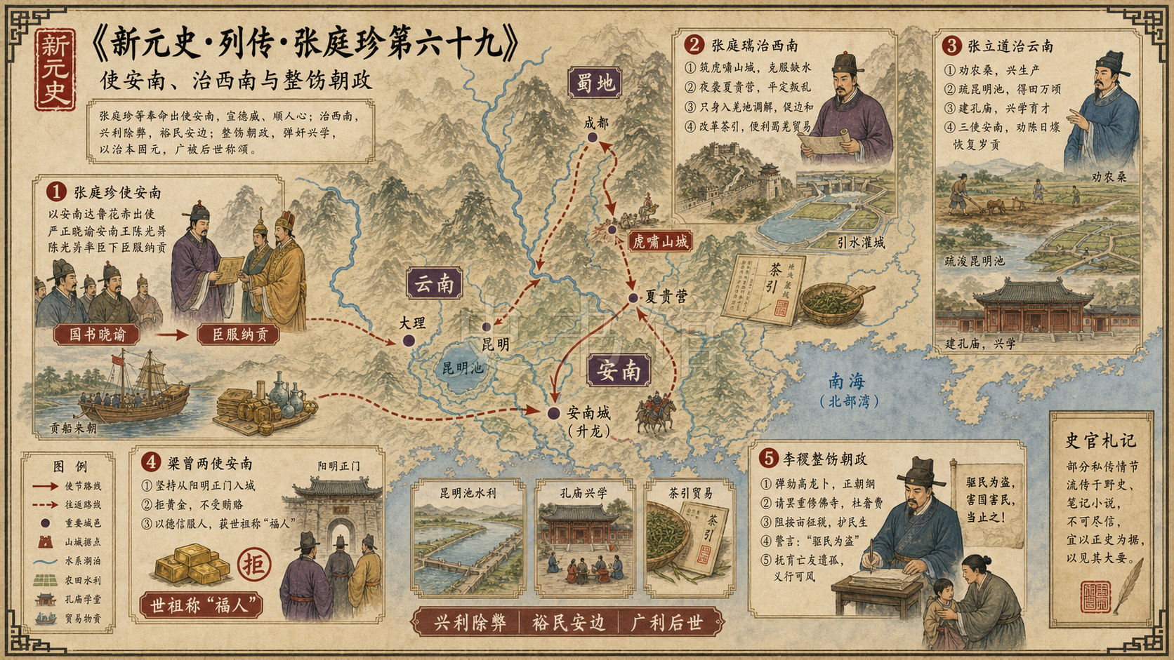 《新元史》列传 张庭珍第六十九章节配图