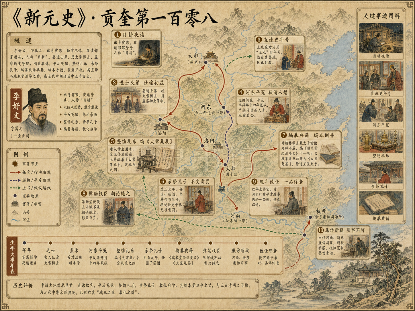 《新元史》列传 贡奎第一百零八章节配图