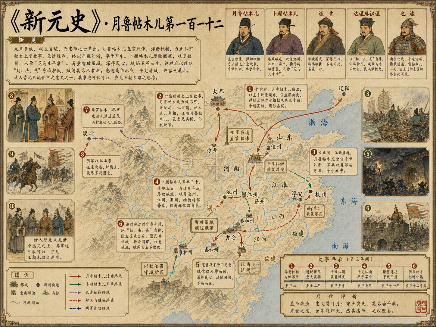《新元史》列传 月鲁帖木儿第一百一十二章节配图