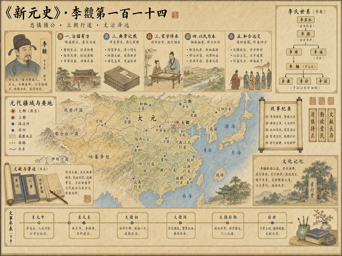 《新元史》列传 李黼第一百一十四章节配图
