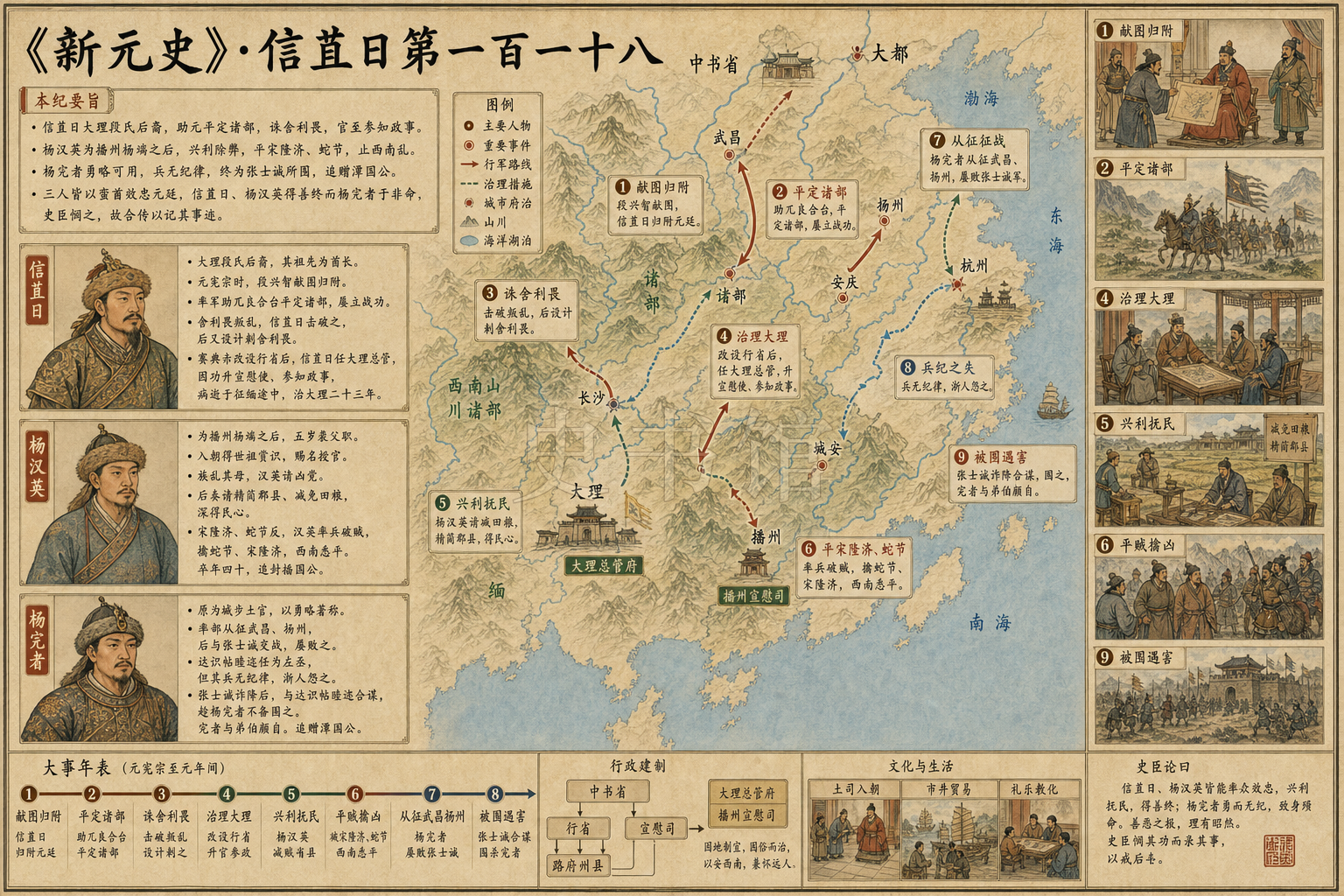 《新元史》列传 信苴日第一百一十八章节配图