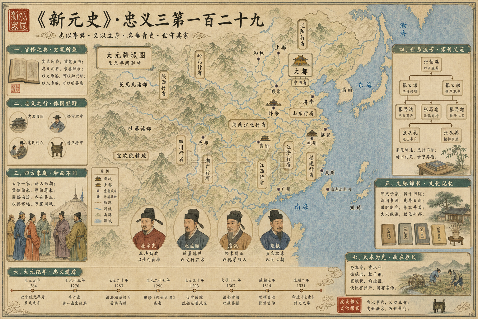 《新元史》列传 忠义三第一百二十九章节配图