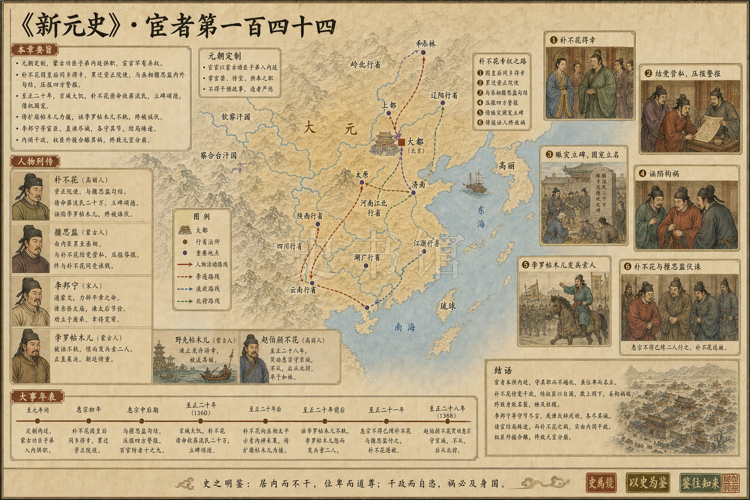 《新元史》列传 宦者第一百四十四章节配图