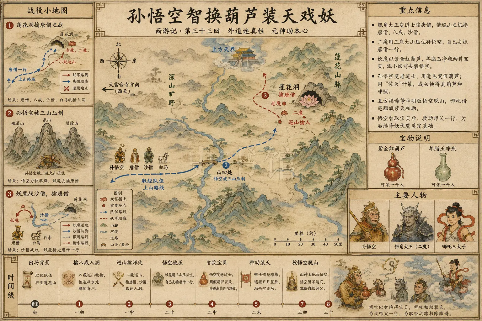《西游记》正文 第三十三回外道迷真性元神助本心章节配图
