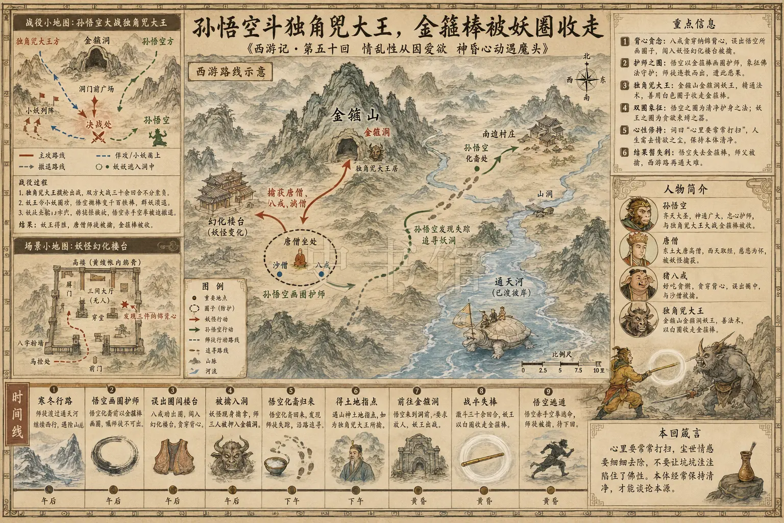 《西游记》正文 第五十回情乱性从因爱欲神昏心动遇魔头章节配图