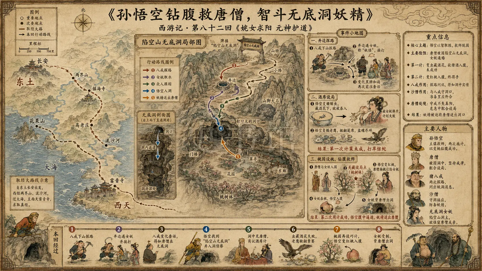 《西游记》正文 第八十二回姹女求阳元神护道章节配图