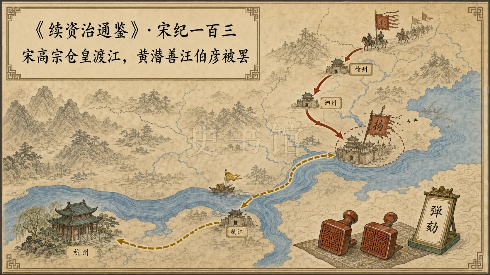 《续资治通鉴》宋纪 宋纪一百三章节配图