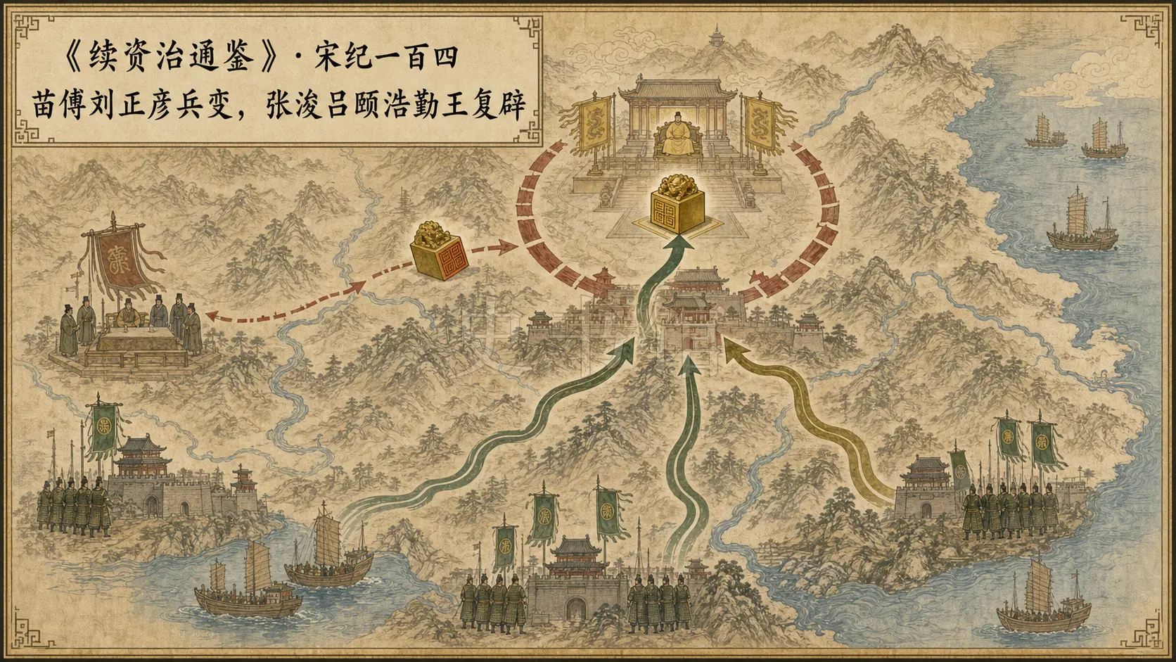 《续资治通鉴》宋纪 宋纪一百四章节配图