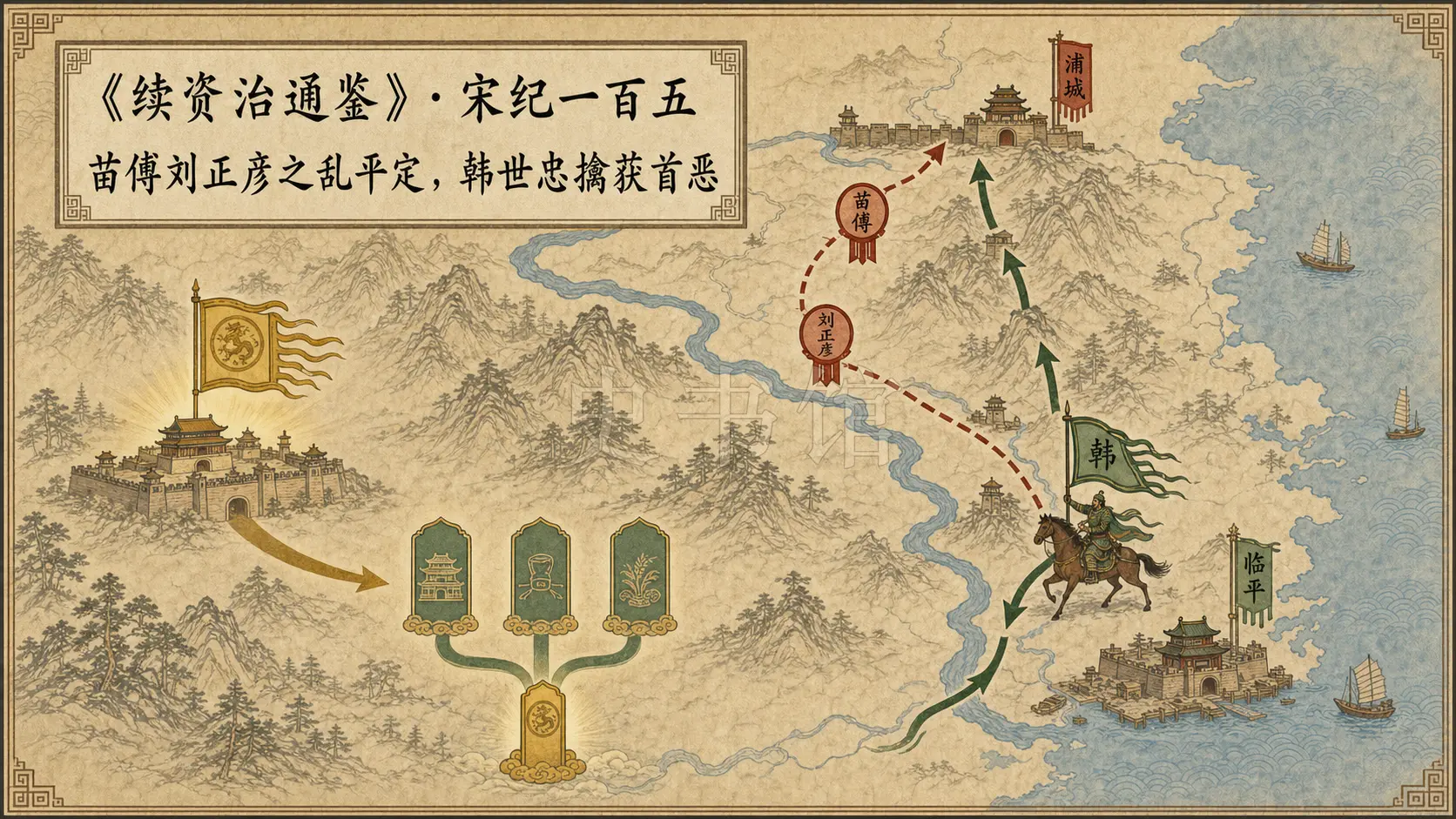 《续资治通鉴》宋纪 宋纪一百五章节配图