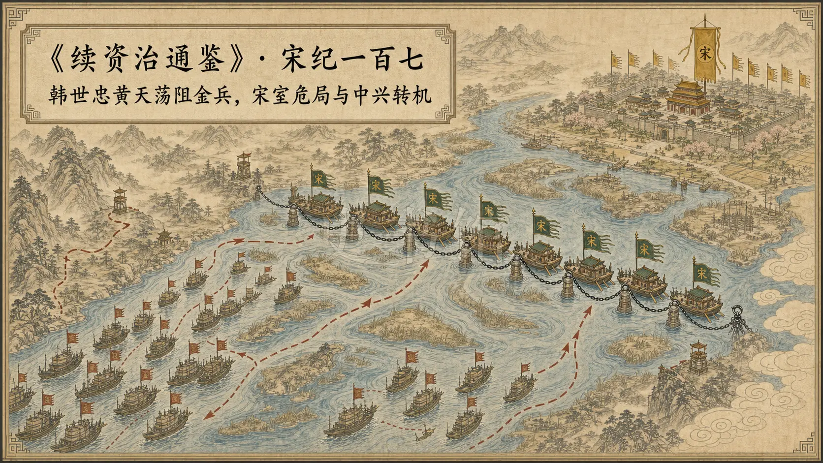 《续资治通鉴》宋纪 宋纪一百七章节配图