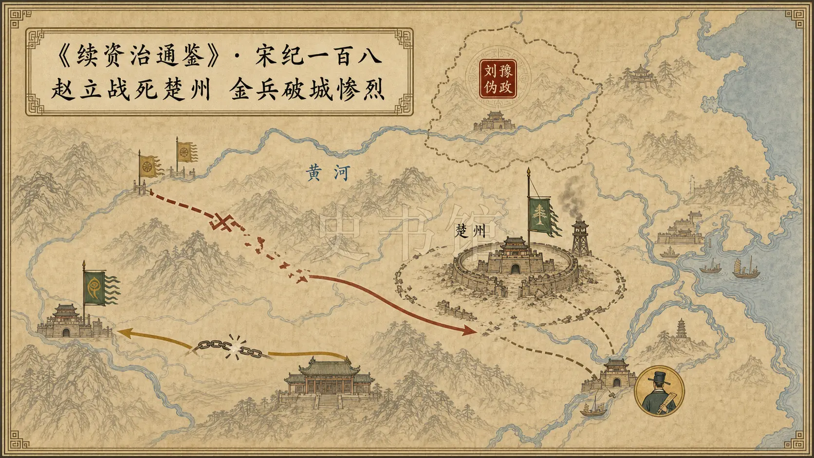 《续资治通鉴》宋纪 宋纪一百八章节配图