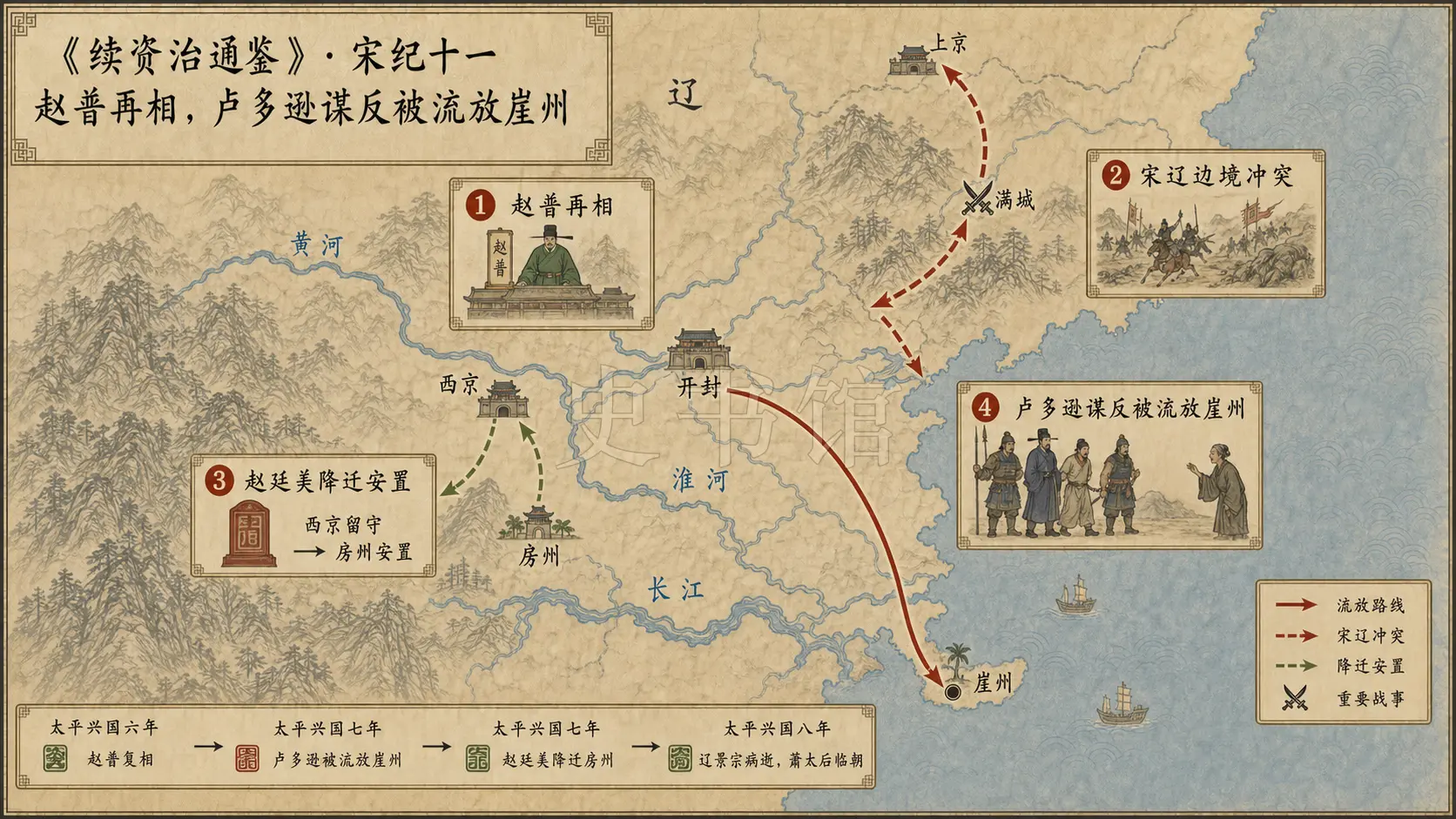 《续资治通鉴》宋纪 宋纪十一章节配图