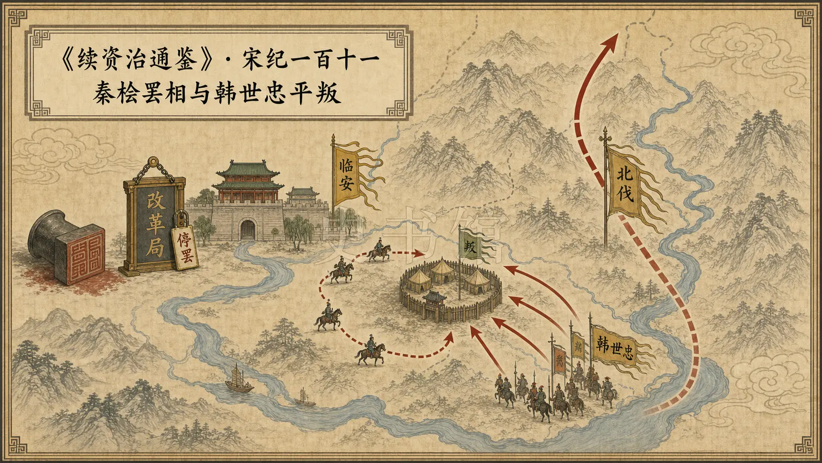 《续资治通鉴》宋纪 宋纪一百十一章节配图