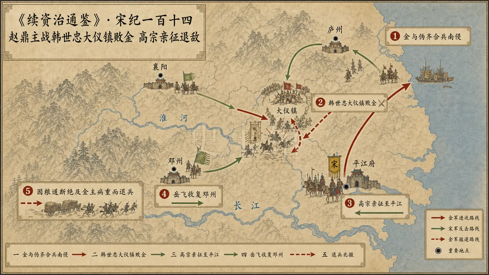 《续资治通鉴》宋纪 宋纪一百十四章节配图