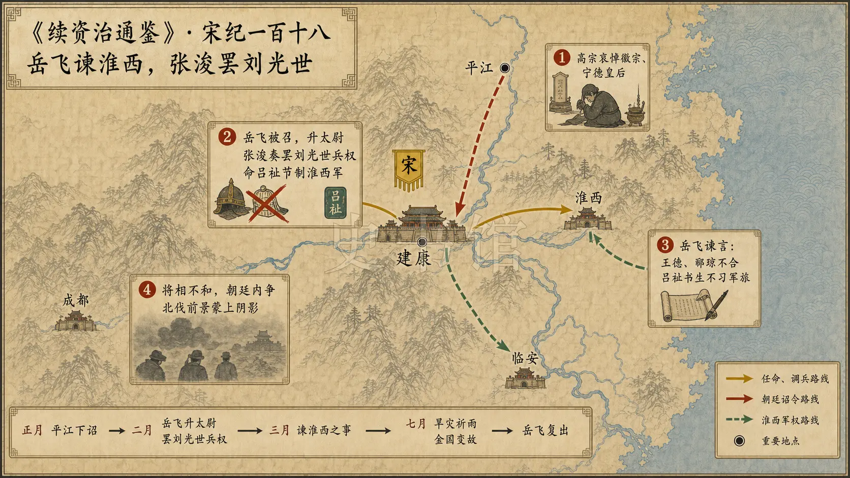 《续资治通鉴》宋纪 宋纪一百十八章节配图